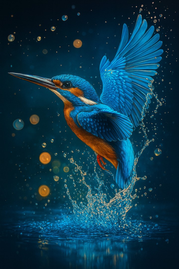 Kingfisher Splash