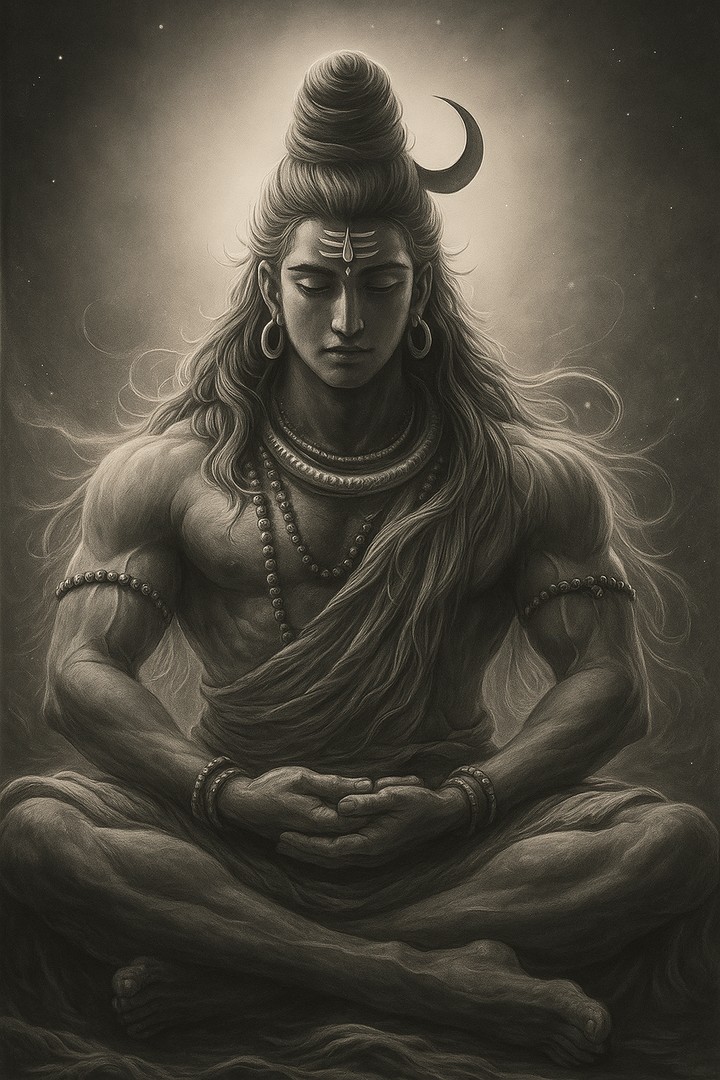 Lord Shiva in Meditation