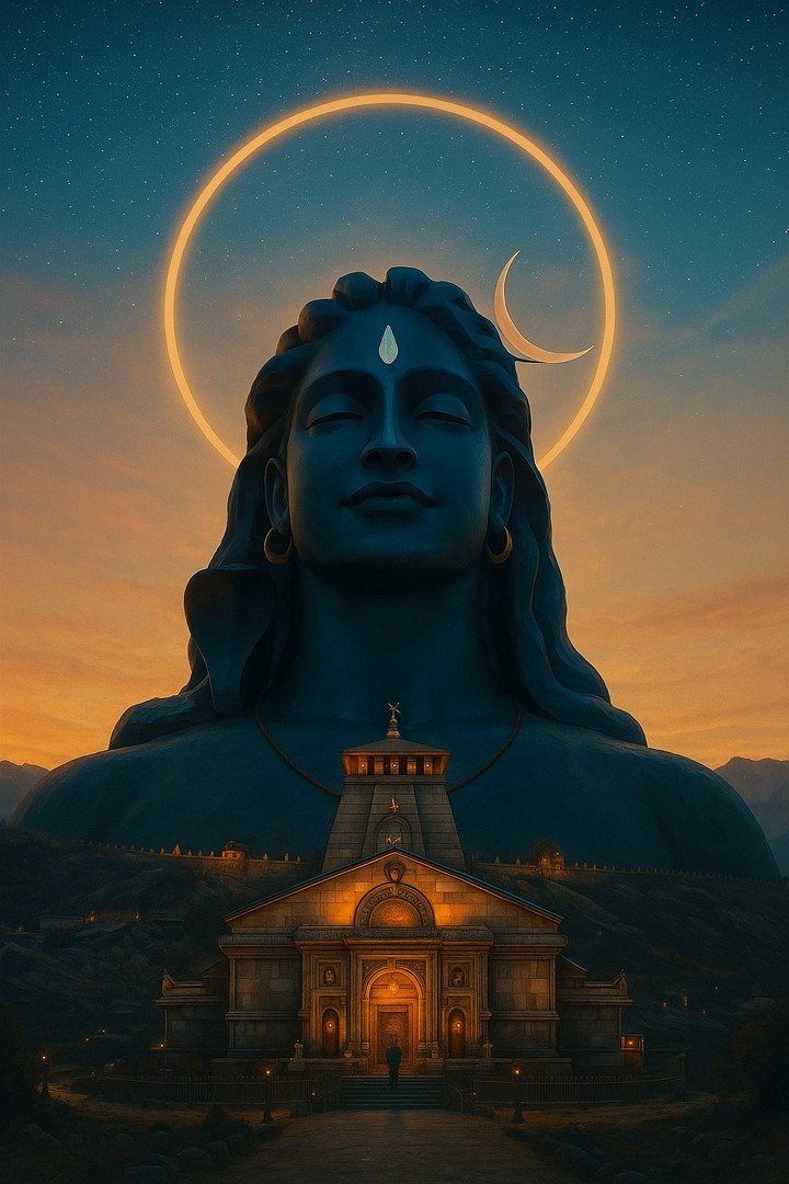 Adiyogi Shiva with Temple