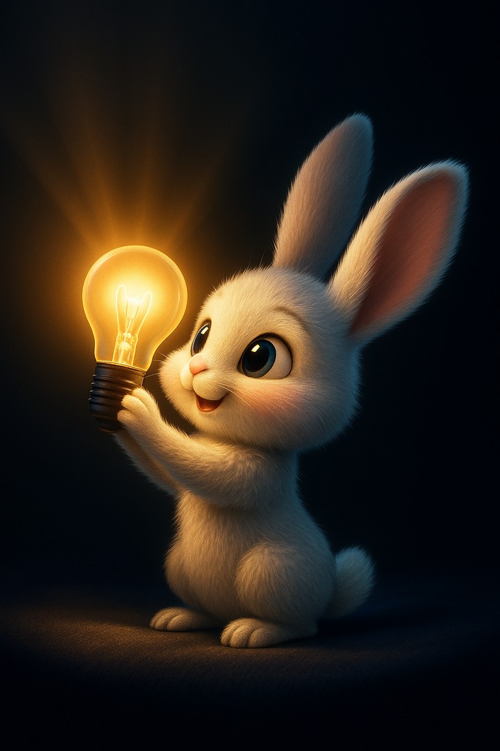 Bunny with a Bright Idea