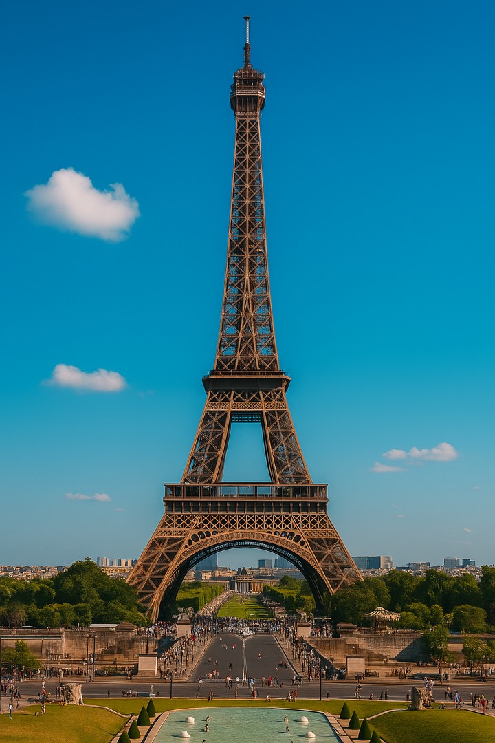 Eiffel Tower in Daylight Elegance