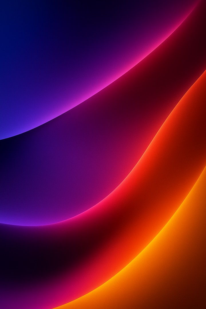 Flowing Waves AMOLED Wallpaper
