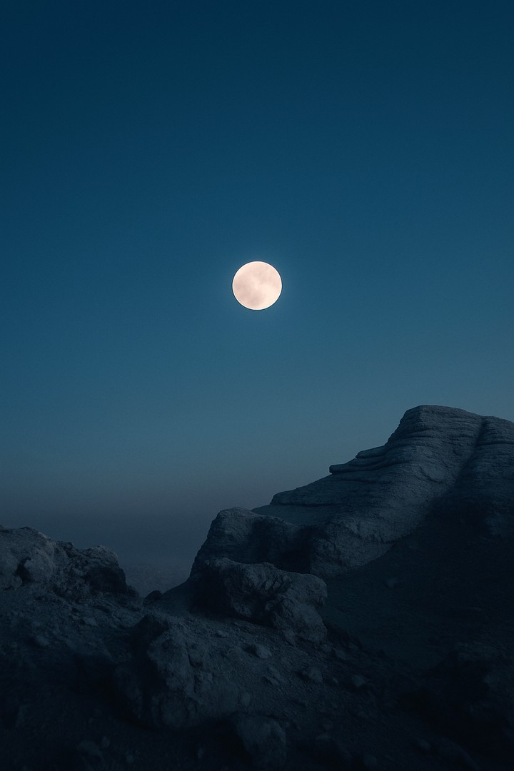 Minimal Moonlight Nature HD Wallpaper
