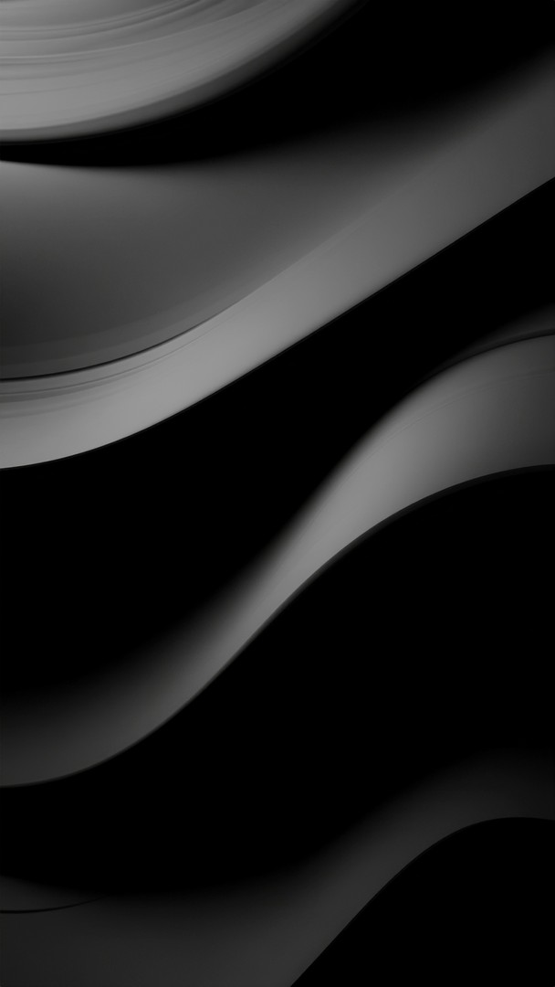 Dark Abstract Waves Wallpaper - Monochrome Curved Lines 4K