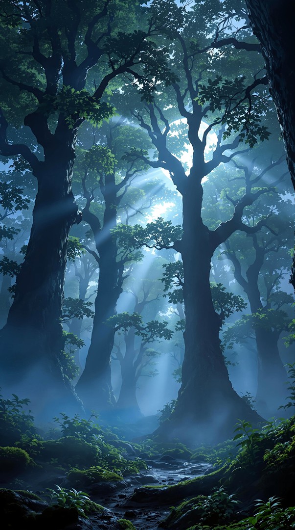 Enchanted Dark Forest
