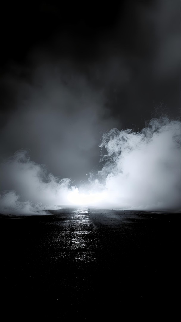Foggy Light in the Darkness