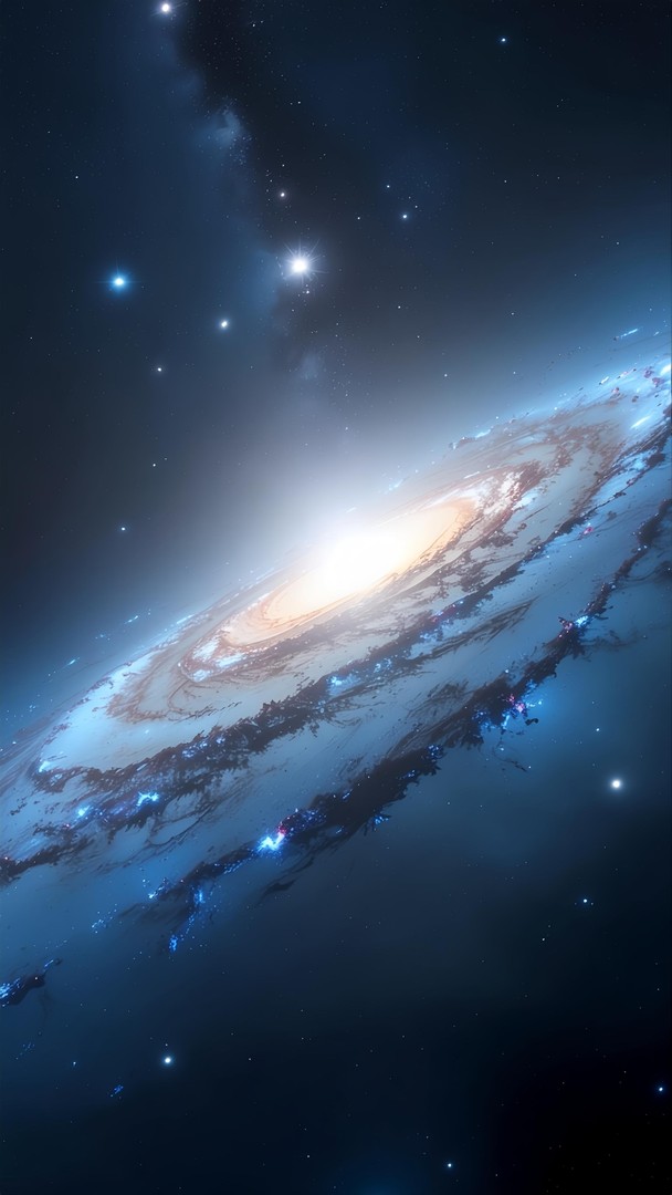 Vertical Milky Way Night Sky Galaxy Wallpaper