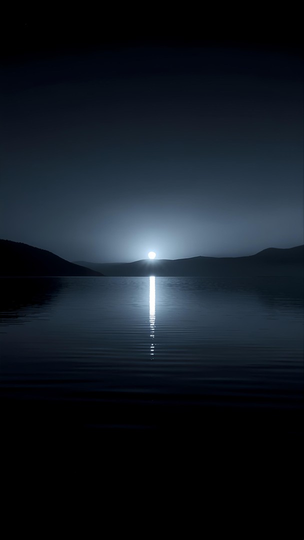 Moon dark mode wallpaper