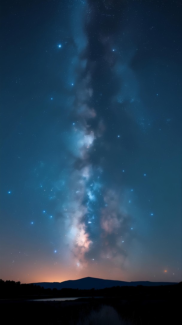Deep Space Spiral Galaxy Cinematic Wallpaper