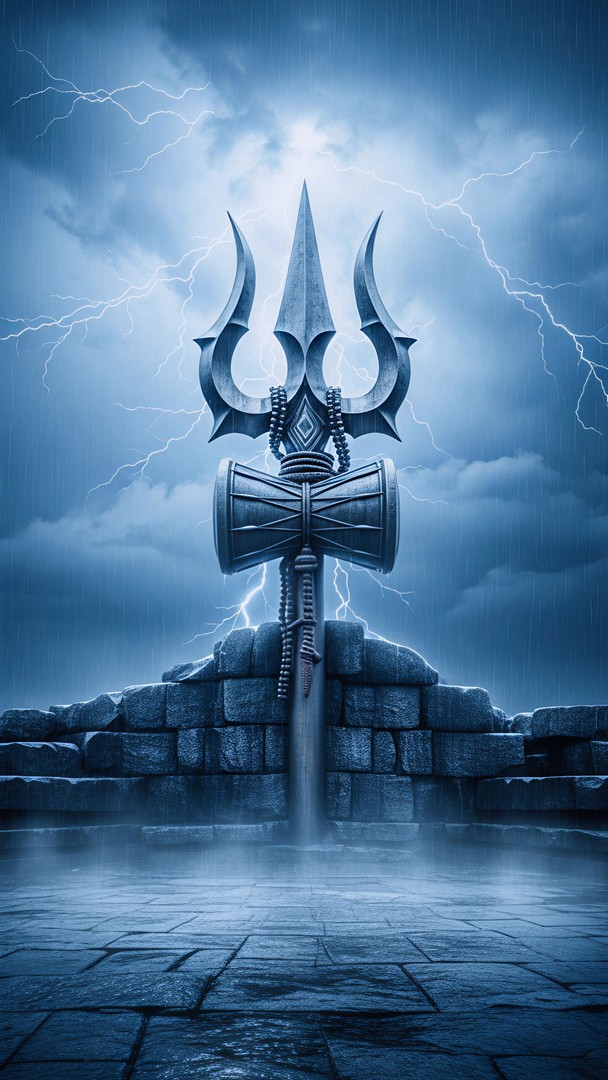Lord Shiva Trishul Wallpaper – Powerful Mahadev Spiritual Background