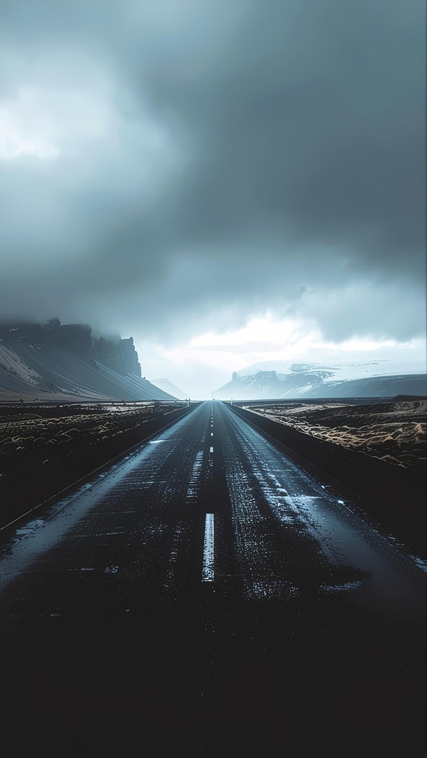 Lonely Road Cinematic Wallpaper