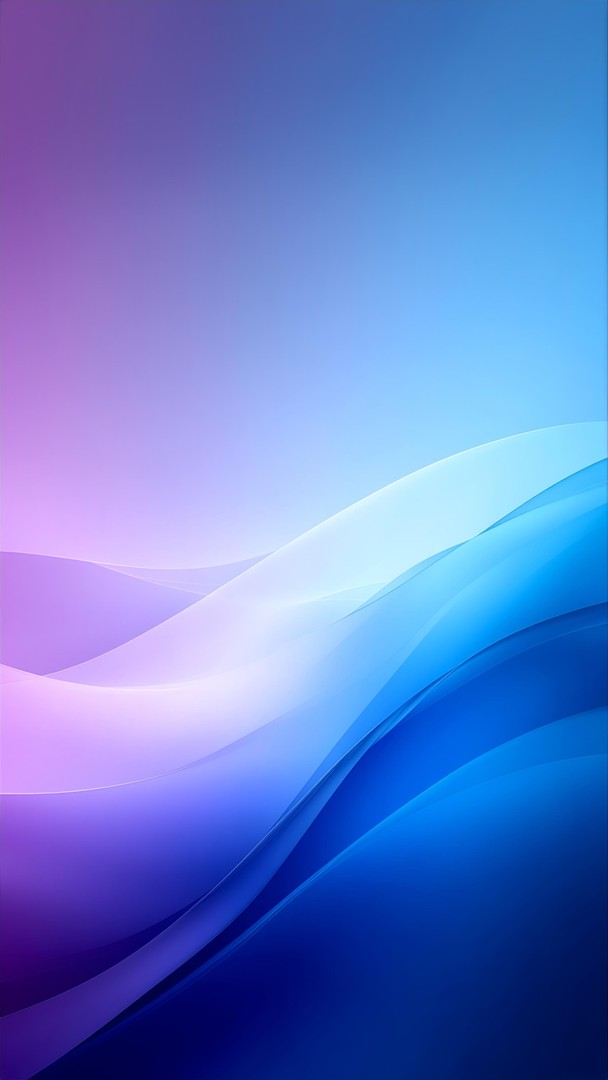Blue Purple iOS Abstract Wallpaper – Apple Style Gradient
