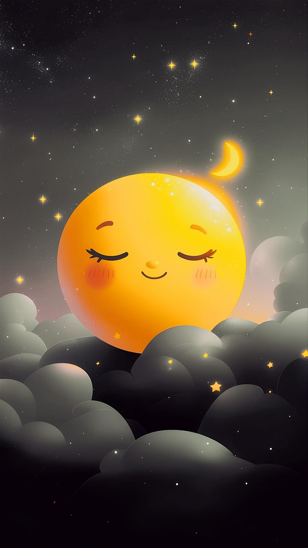 Sleepy Moon Emoji