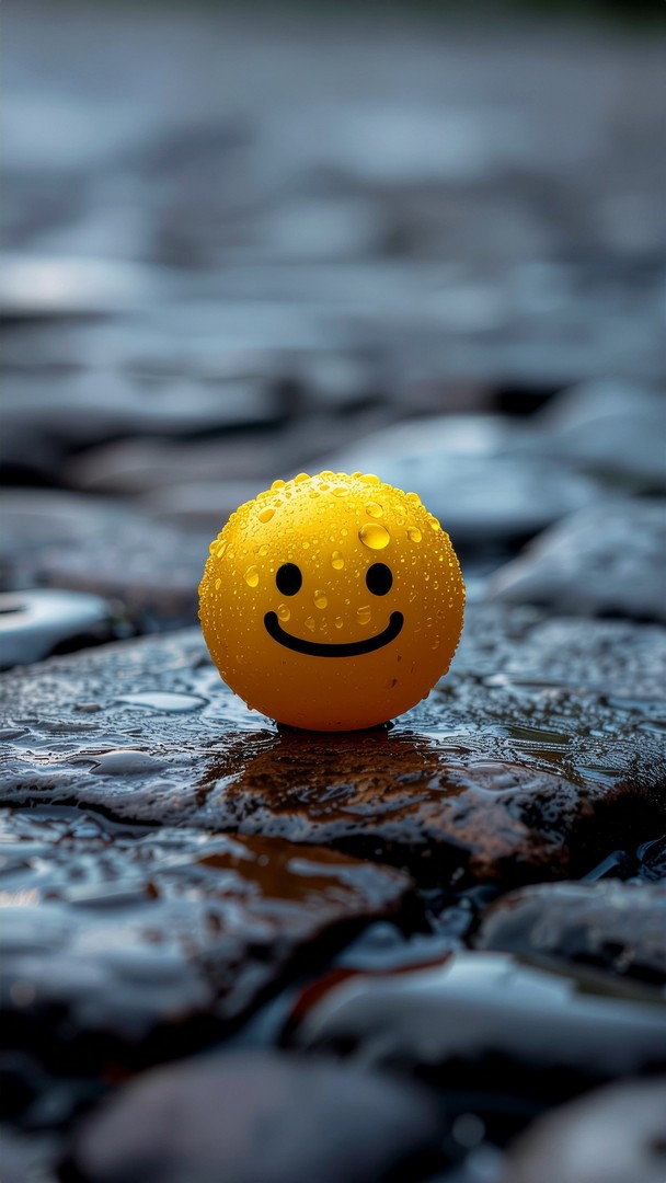 Rainy Smile Emoji