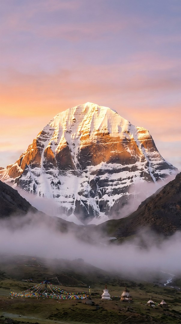 Mount Kailash HD Wallpaper in 4K | Divine Himalayan Mountain Background