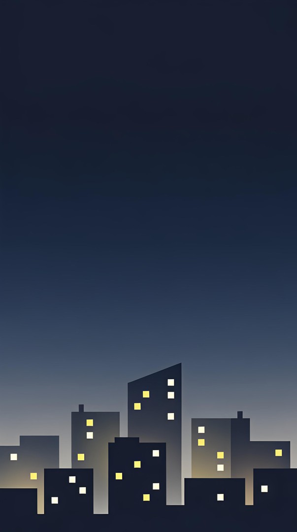 Minimal City Night HD Wallpaper in 4K