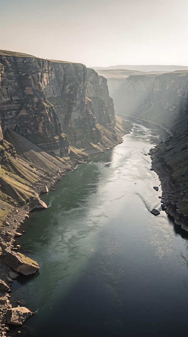 Canyon River HD Wallpaper in 4K