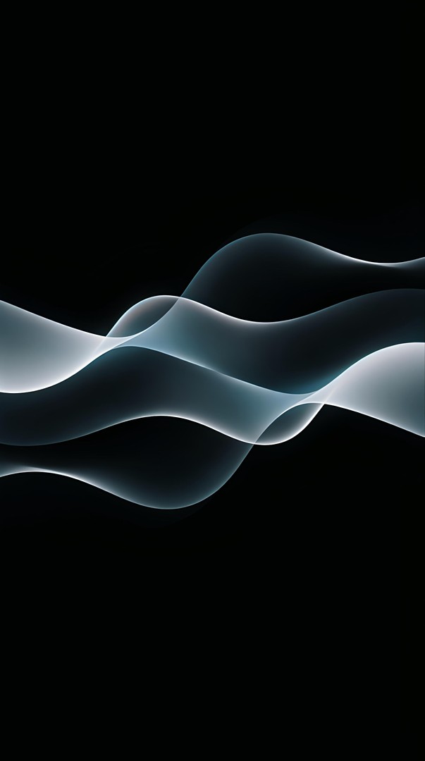 Soft White Wave HD Wallpaper in 4K - Clean Abstract Motion