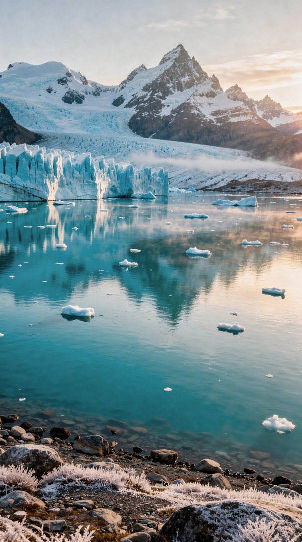 Glacier Lake HD Wallpaper in 4K