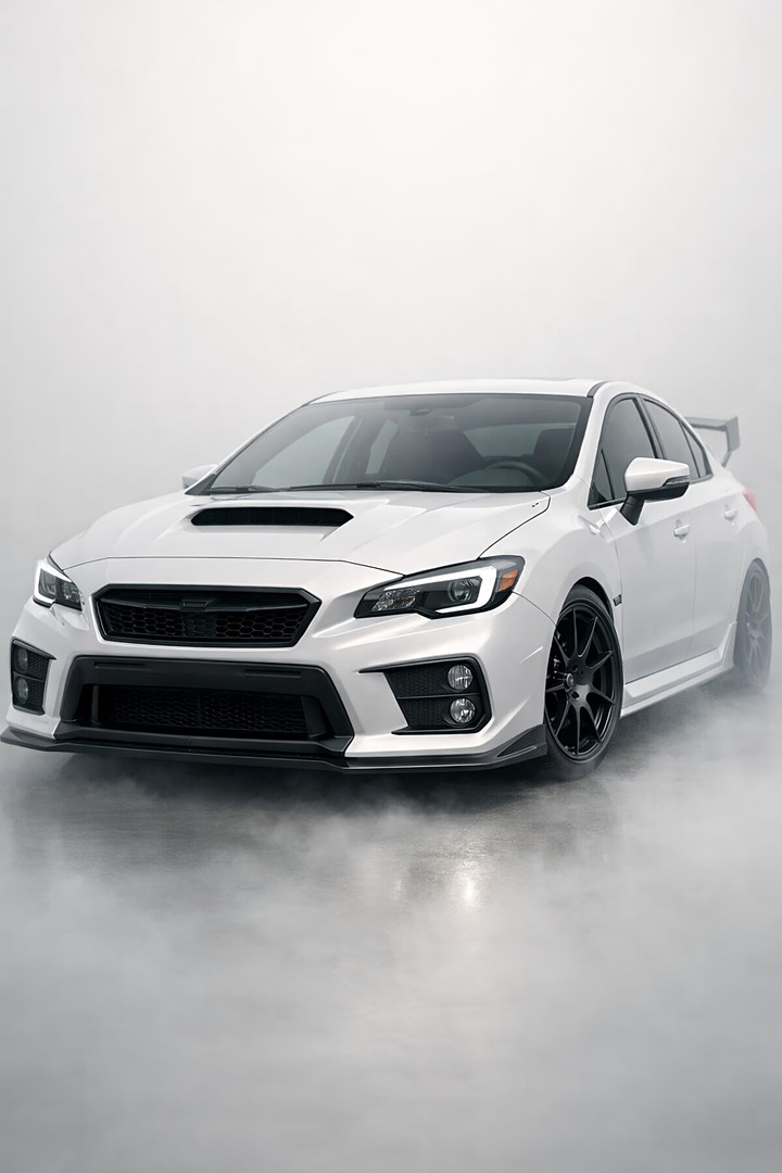 White Performance Car HD Wallpaper in 4K - Clean Sport Sedan