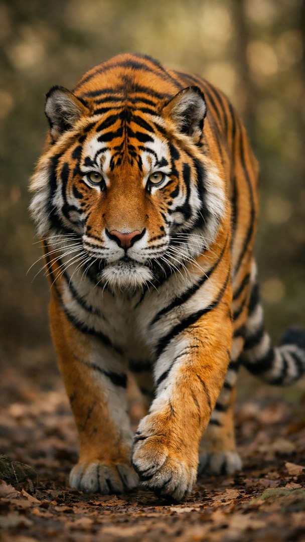 Majestic Tiger Walking HD Wallpaper in 4K