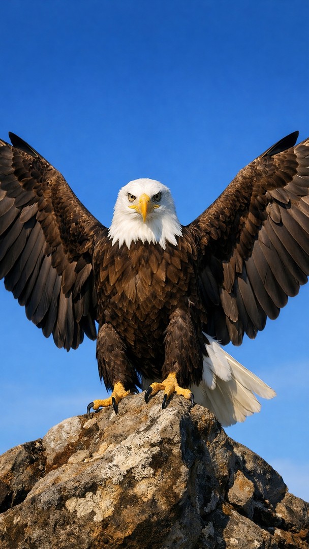 Eagle HD Wallpaper in 4K - Symbol of Power