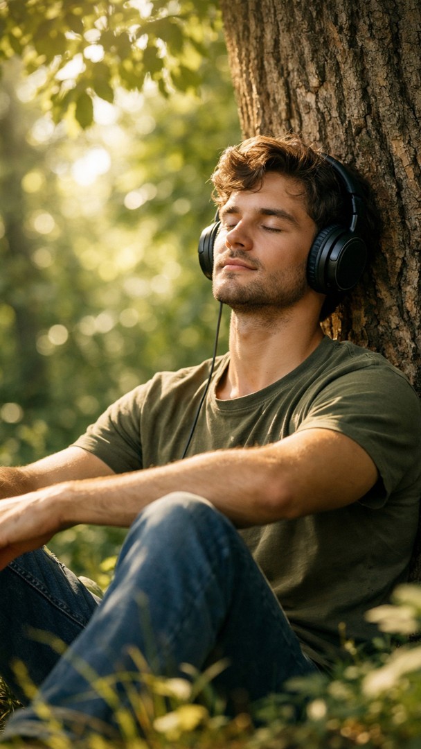 Relaxing Music Moment HD Wallpaper in 4K - Peaceful Nature