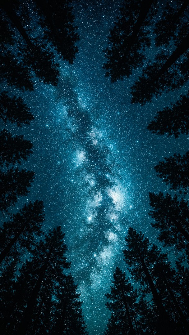 Milky Way Night Sky HD Wallpaper in 4K