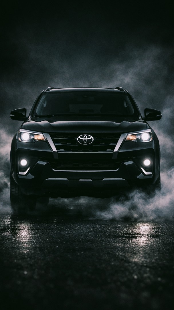 Toyota Fortuner Front HD Wallpaper 4K - Powerful SUV Look