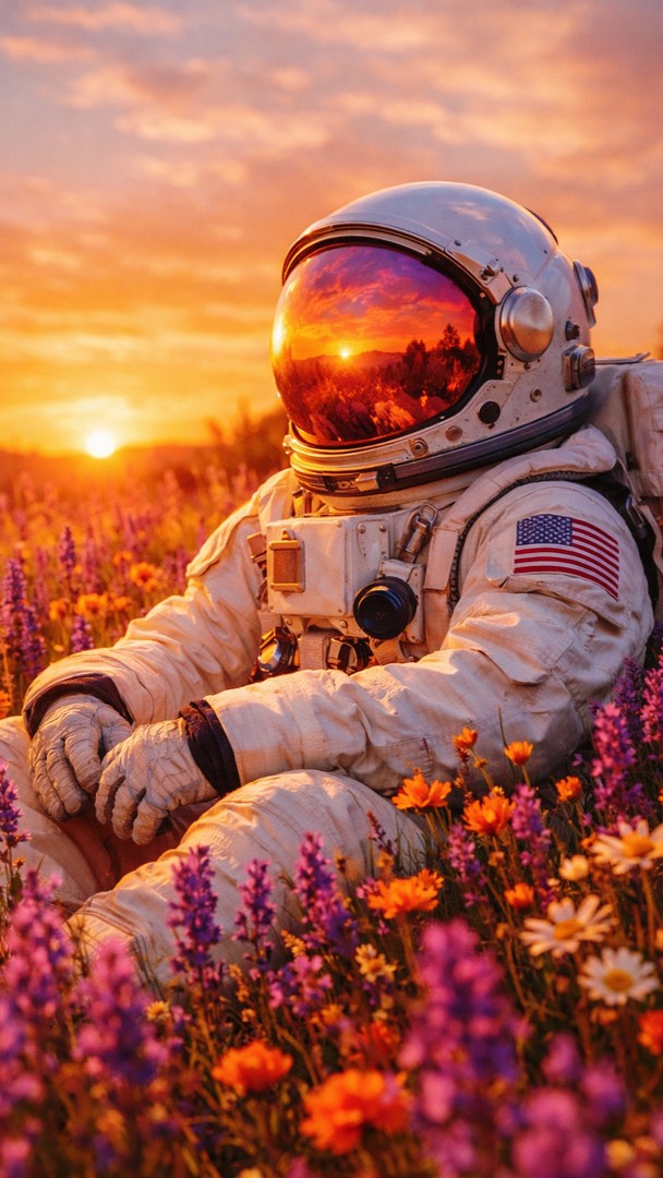 Astronaut  HD Wallpaper 4K - Dreamlike Nature