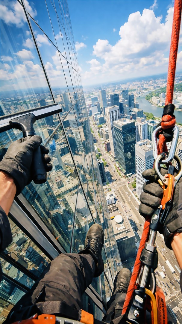 Skyscraper Wallpaper 4K - High Rise Work POV
