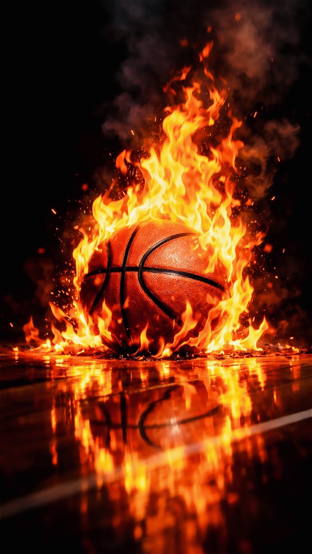 Basketball HD Wallpaper 4K - Intense Sports Energy
