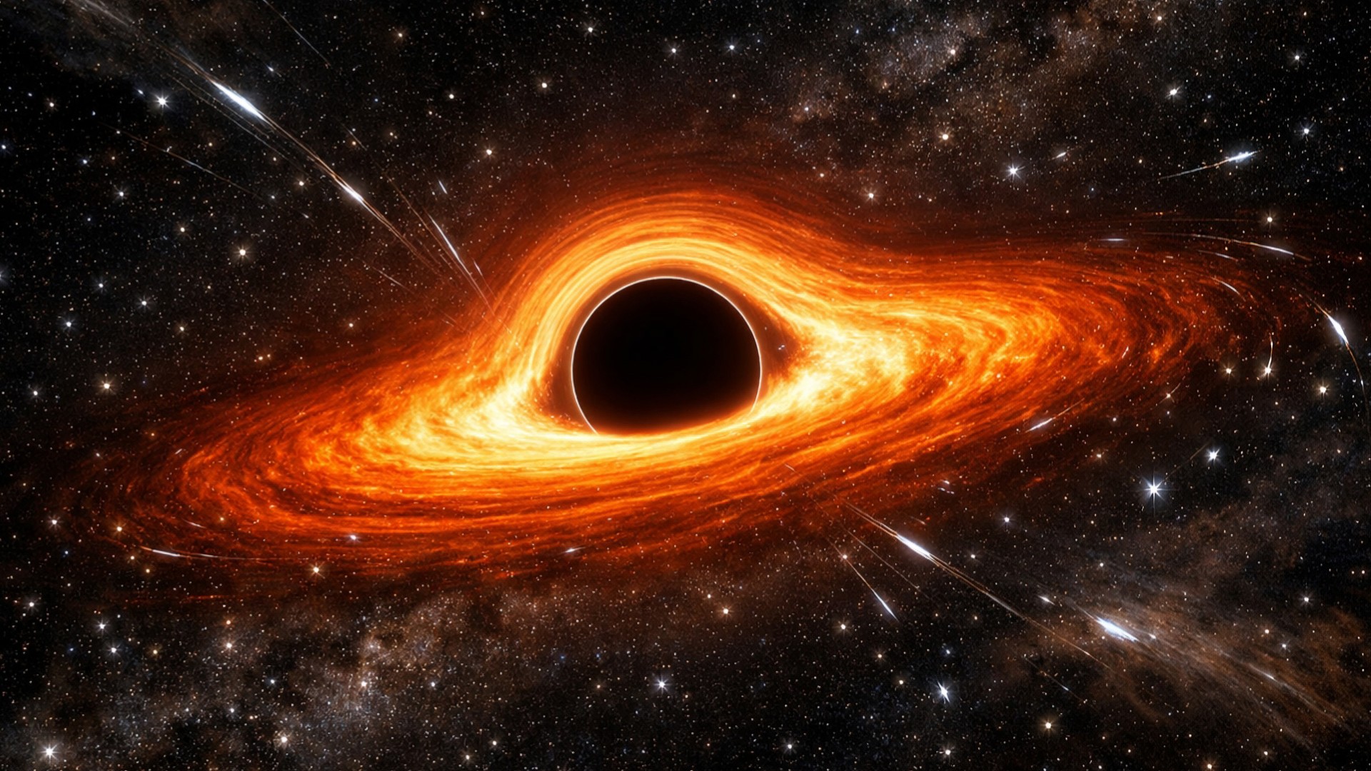 Black Hole Desktop Wallpaper 4K