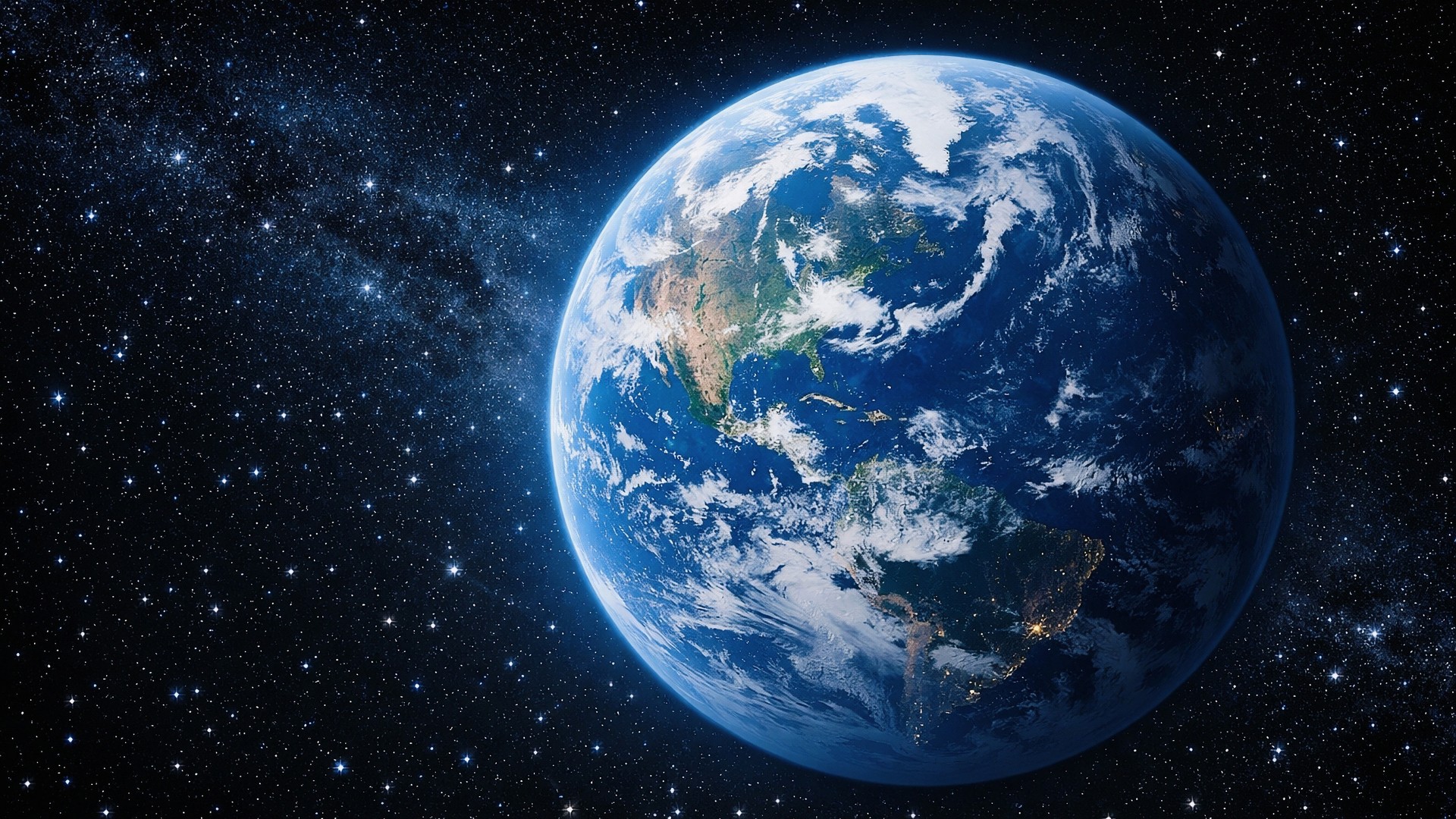 Earth Desktop Wallpaper 4K – Blue Planet View