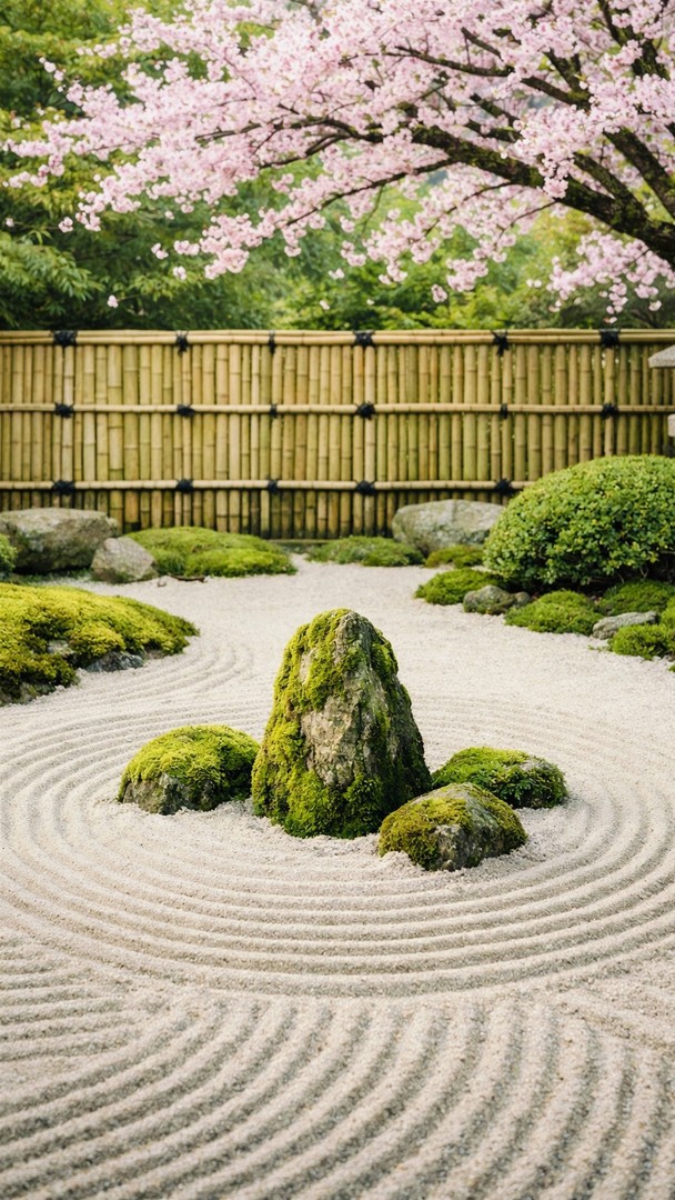 Zen Garden HD Wallpaper 4K - Peaceful Japanese Garden