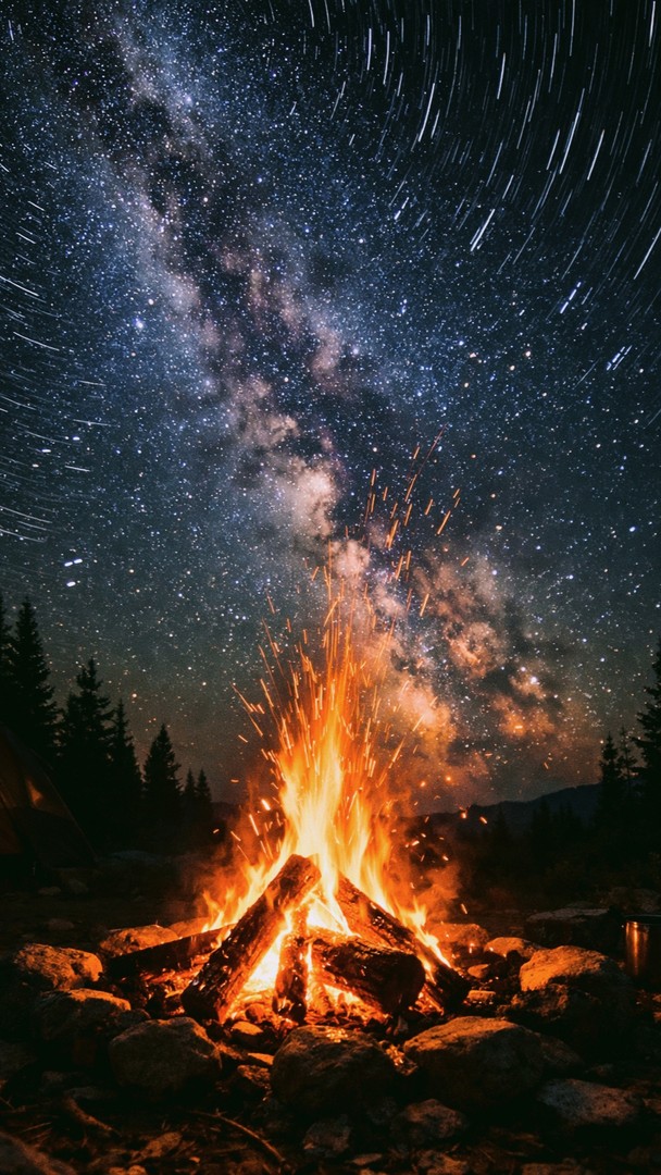 Night HD Wallpaper 4K - Milky Way Sky