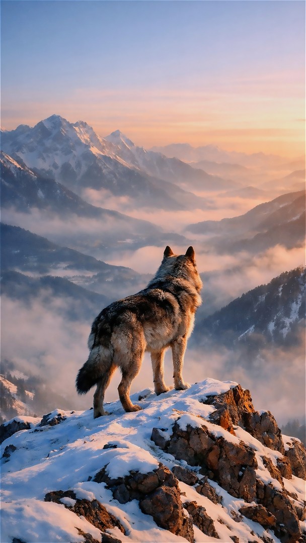 Wolf HD Wallpaper 4K - Wilderness View