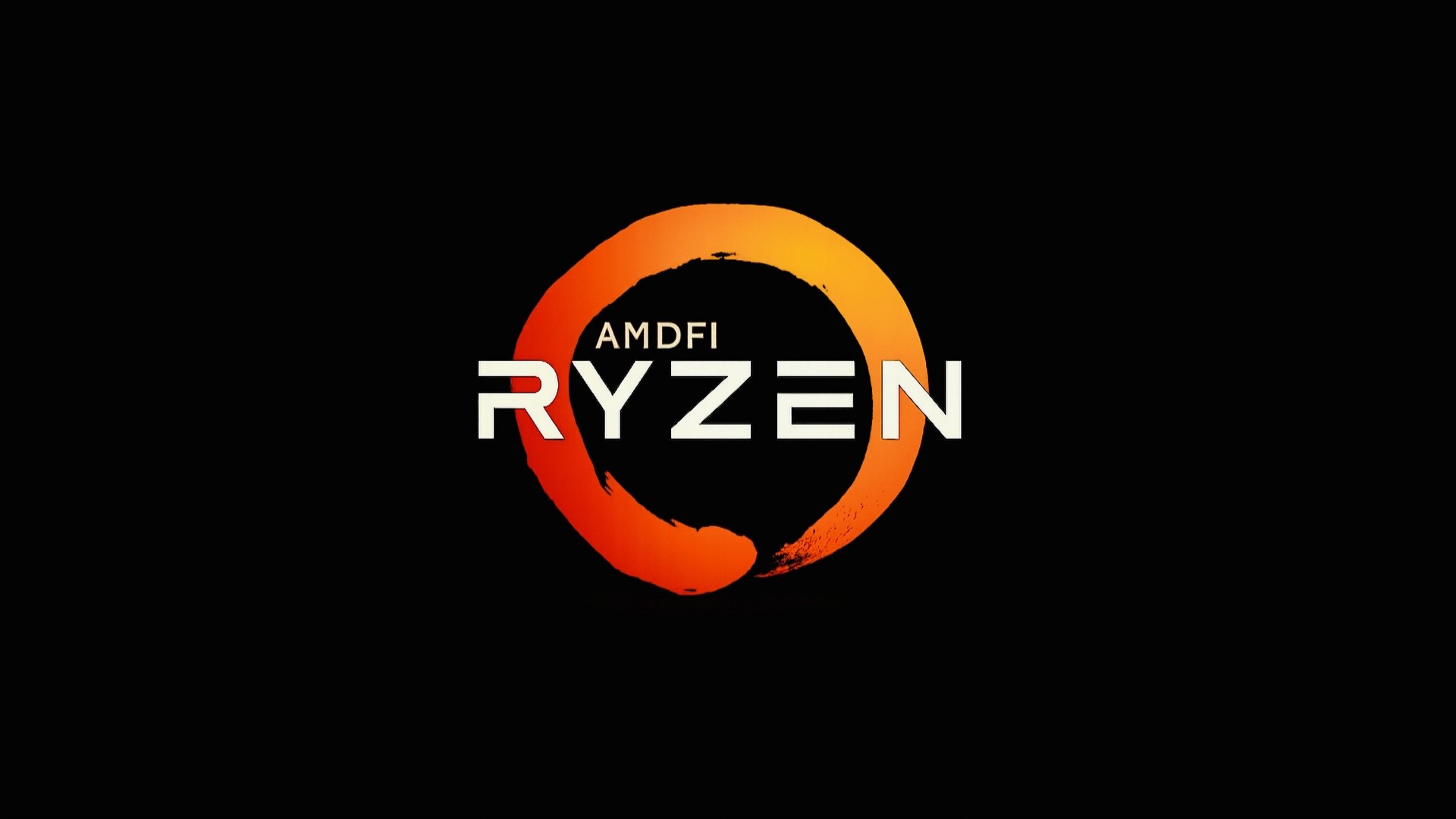 AMD Ryzen HD Wallpaper 4K - Minimal Circle Design