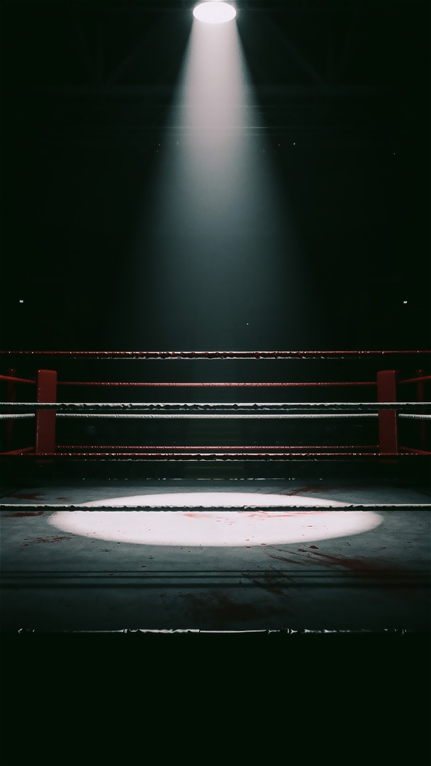 Boxing Ring Spotlight HD Wallpaper 4K - Silent Arena