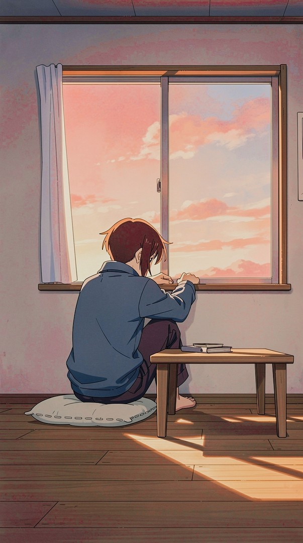 Alone Room Sunset HD Wallpaper 4K - Quiet Moments