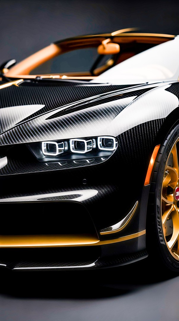 Black car Car HD Wallpaper 4K - Carbon Design