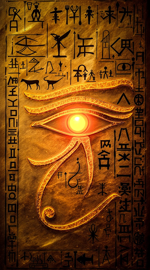 Eye of Horus HD Wallpaper 4K - Ancient Symbol