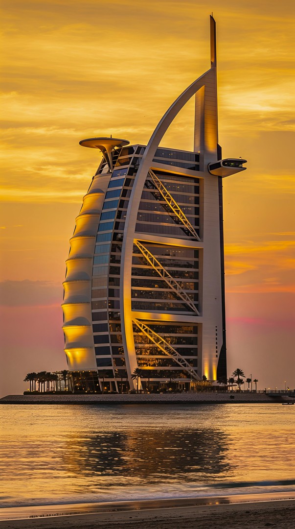 Burj Al Arab Dubai HD Wallpaper 4K - Iconic Luxury
