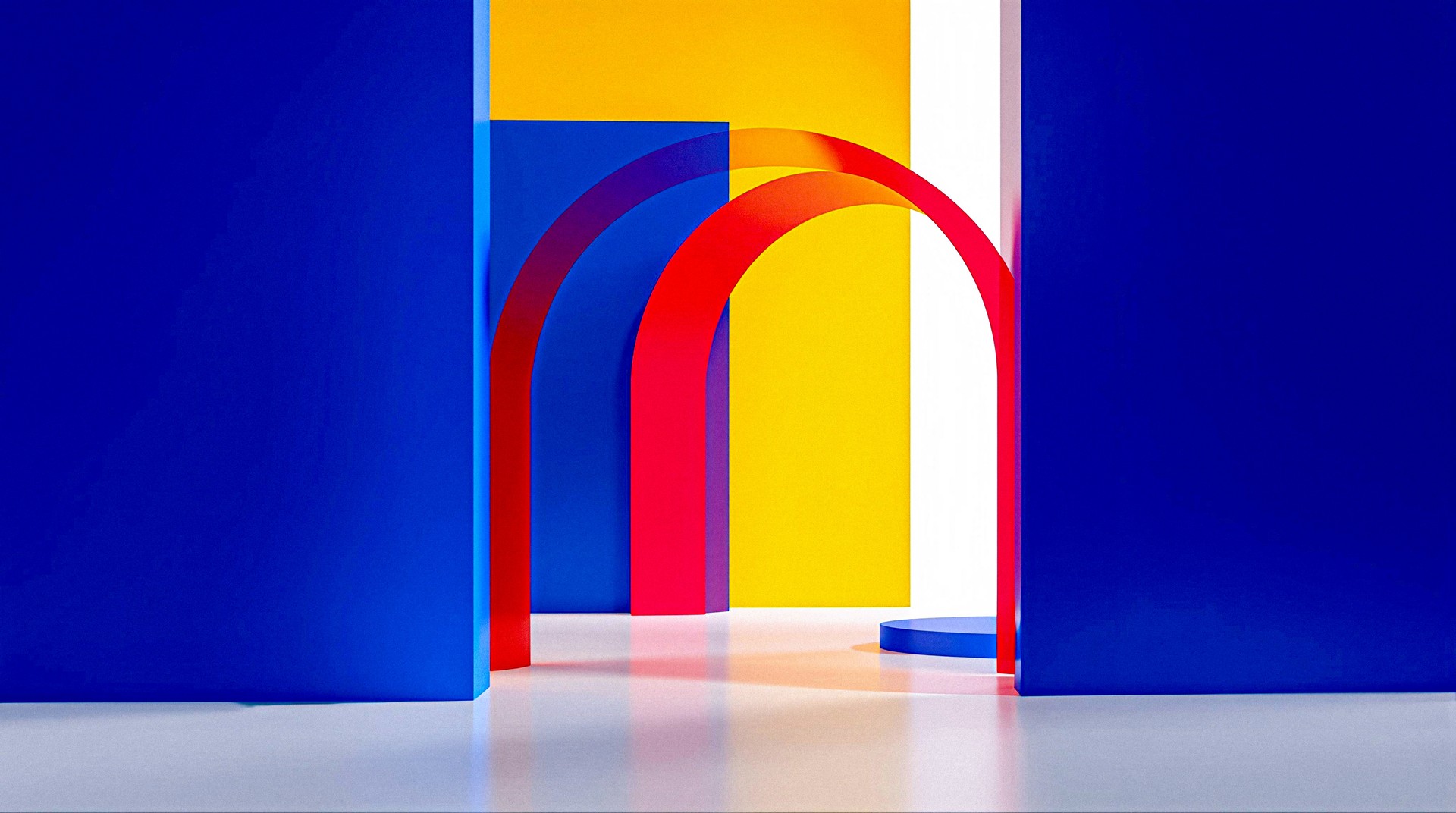 Colorful HD Wallpaper 4K - Modern Geometry