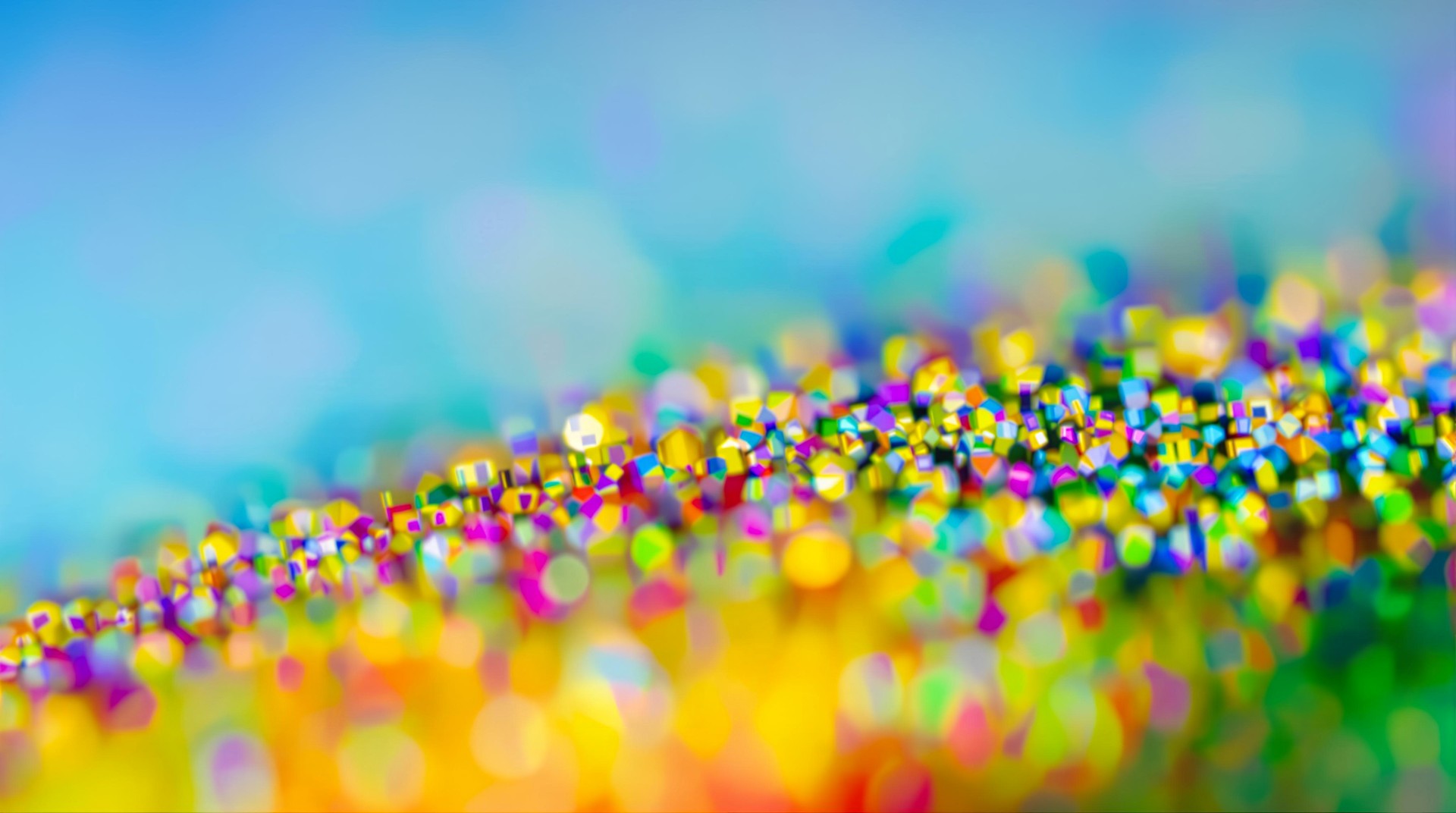 Colorful Abstract Bokeh Desktop Wallpaper 4K – Vibrant Light Blur