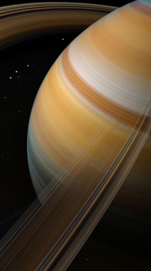 Saturn Planet Rings HD Wallpaper 4K - Space View
