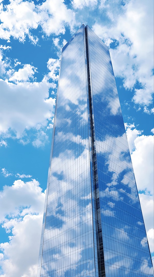 Modern Glass Skyscraper HD Wallpaper 4K - City Architecture