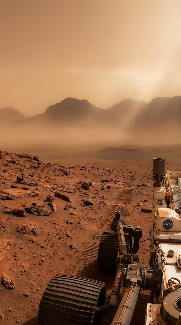 Mars Rover Exploration Surface HD Wallpaper 4K