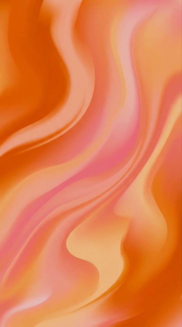 Orange Abstract Fluid Wave HD Wallpaper 4K