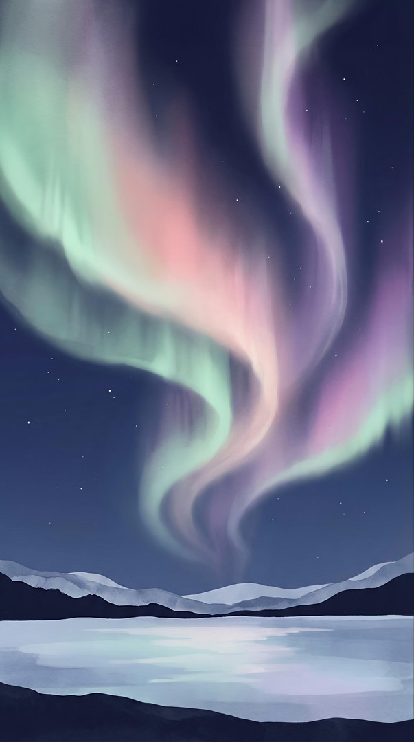 Aurora Borealis Night Sky HD Wallpaper 4K